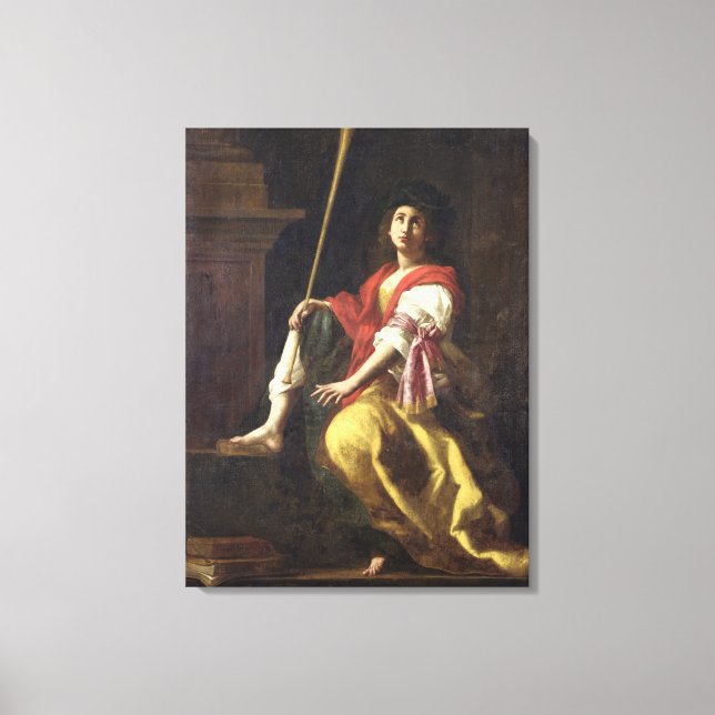 Toile Clio, Muse of History, 1624 (Recto)