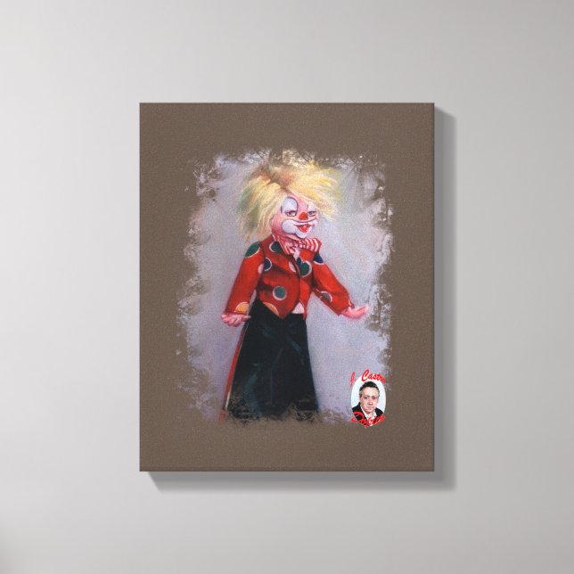 Toile Clown/Pallaso/Clown (Recto)