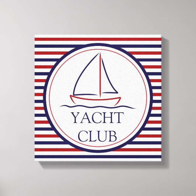 Toile Club de yacht (Recto)