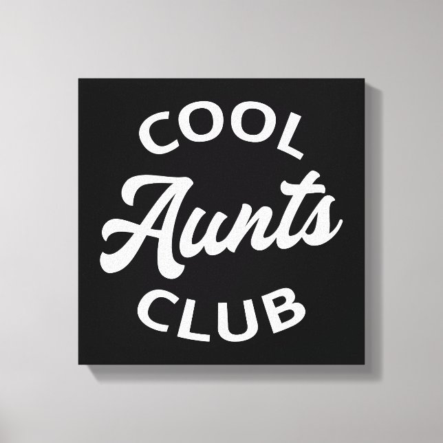 Toile Club des Aunts cool I (Recto)