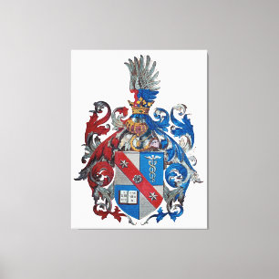 Toile Coat of Arms of the Ludwig Von Mises Family