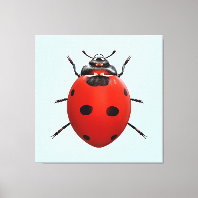 Toile Coccinelle Chanceuse (Recto)