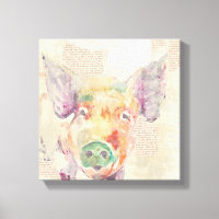 Cochon de collier de la ferme