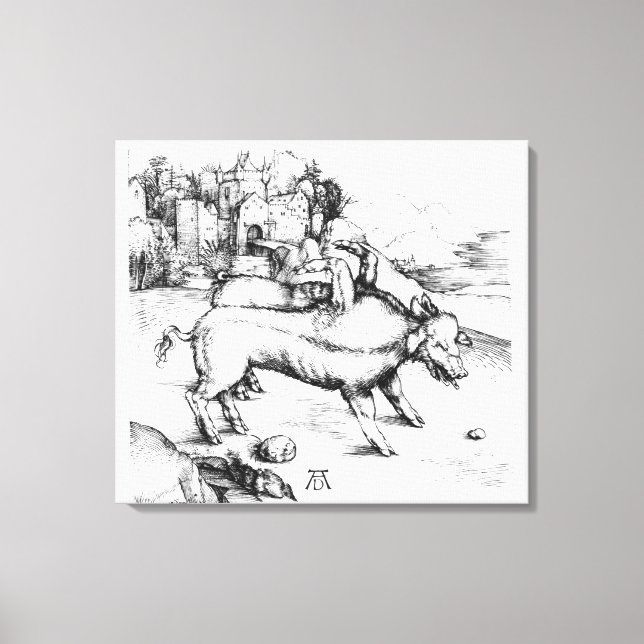 Toile Cochon monstrueux (Recto)