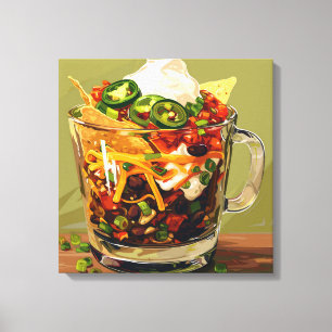 Toile Cocktail de salade de fruits