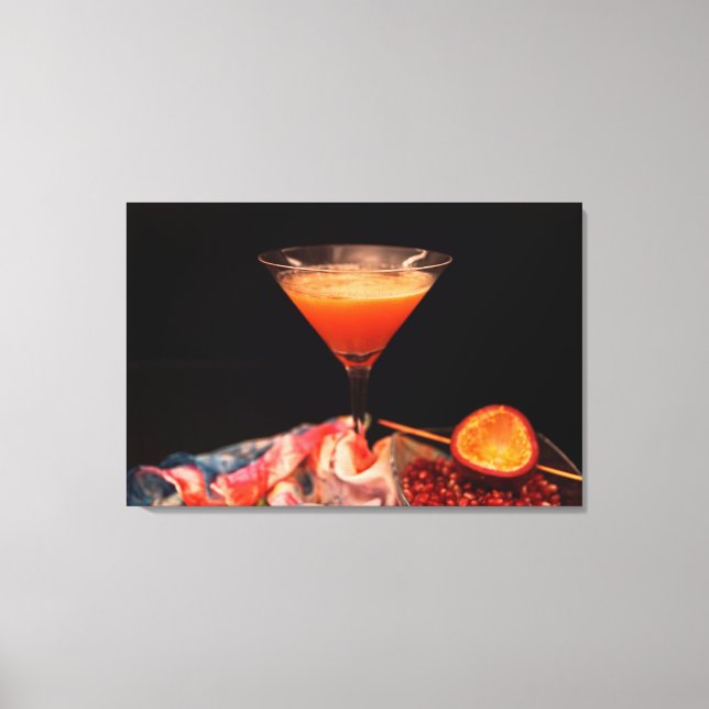 Toile Cocktail Maracuja Grenade (Recto)