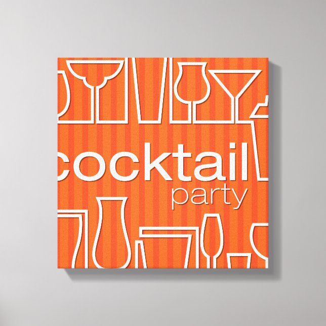Toile Cocktail orange (Recto)