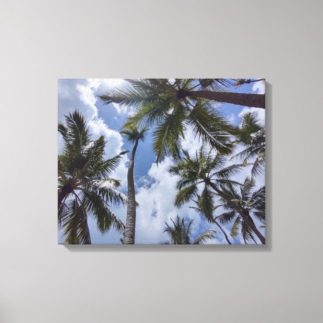 Toile COCO PALMS #2 SUR CANVAS 20 "x 16" (Recto)