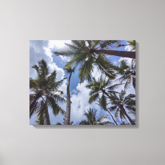 Toile COCO PALMS #2 SUR CANVAS 20 "x 16" (Recto)