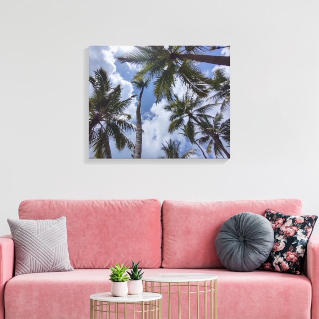 Toile COCO PALMS #2 SUR CANVAS 20 "x 16" (Insitu(Salon))
