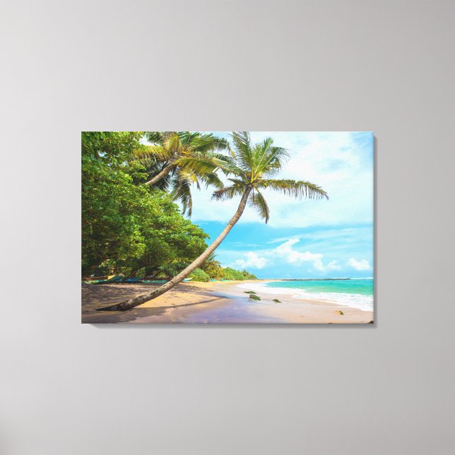 Toile Cocout Palm, plage de Mirissa | Sri Lanka (Recto)