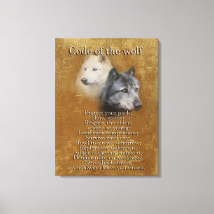 Toile Code du loup