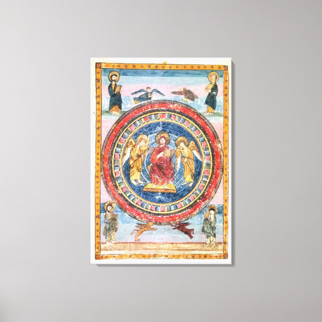 Toile Codex Amiatinus Christ en Majesté (Recto)