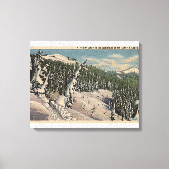 Toile Coeur d'Alene, ID - Coeur d'Alene (Recto)