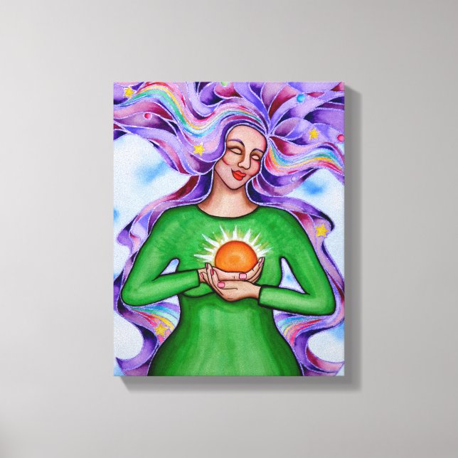 Toile Coeur de guérison 3 par Rita Loyd (Recto)