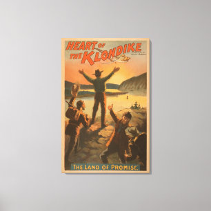 Toile Coeur de la mine "Terre de Promesse" du Klondike