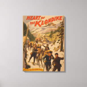 Toile Coeur du Klondike - à travers le passage de