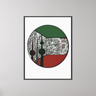 Toile Coeur du Koweït