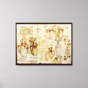 Toile Cœur et ses vaisseaux sanguins, Sépia