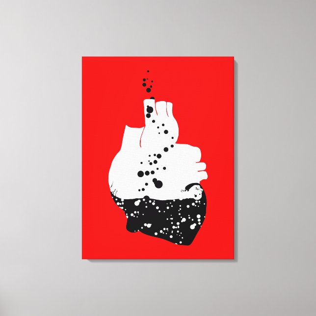Toile coeur toxique (Recto)