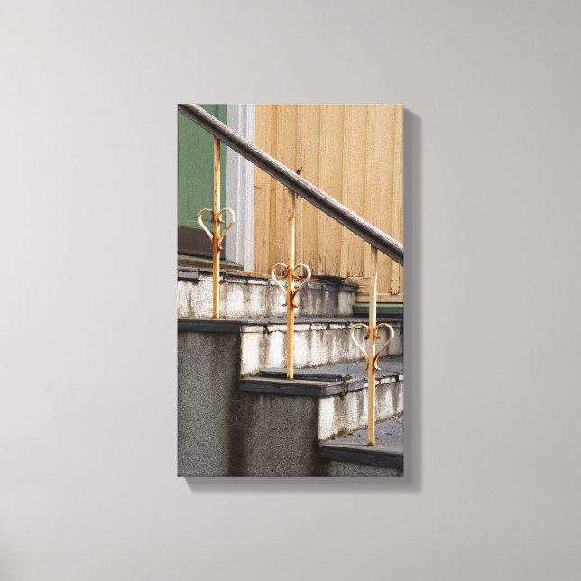 Toile Coeurs en fer forgé (Recto)