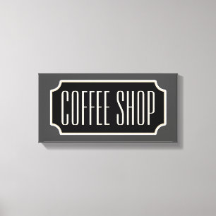 Toile Coffee Shop - Canvas