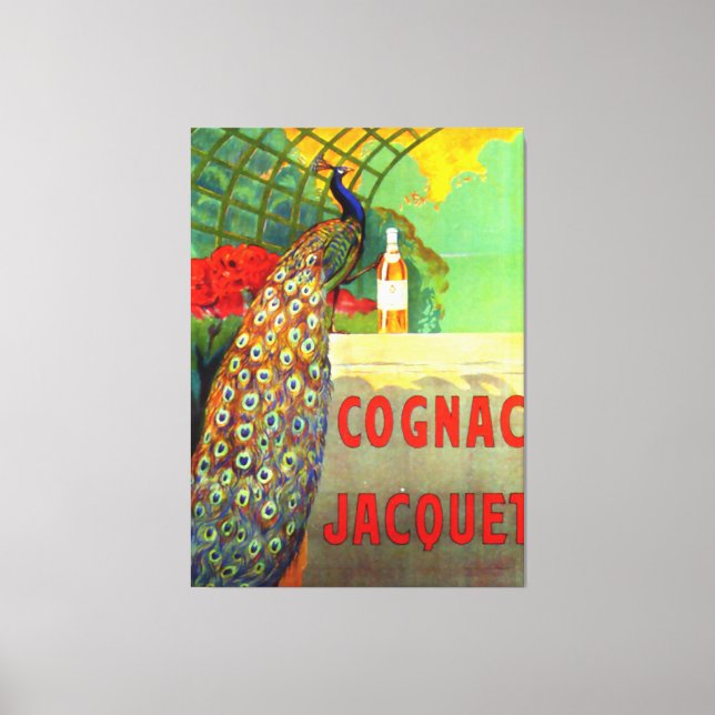 Toile Cognac Jacquet Affiche publicitaire Vintage (Recto)