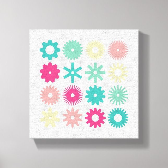 Toile Cogs - Couleurs 01 (Recto)