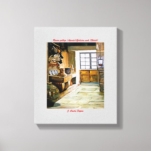 Toile Coin galicien (Note) /Galician nook (Sketch) (Recto)