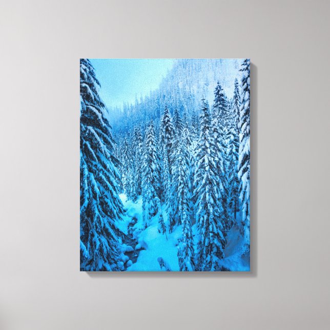 Toile Col de Snoqualmie, État de Washington. (Recto)