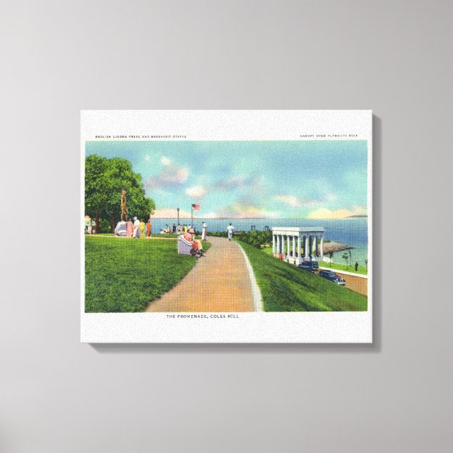 Toile Coles Hill Vue sur la promenade (Recto)