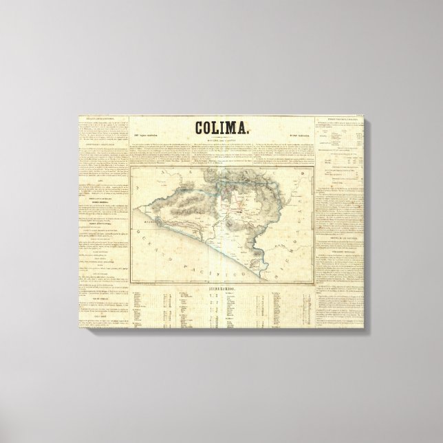 Toile Colima, Mexique (Recto)