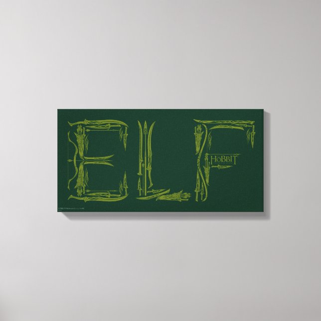 Toile Collage d'armes Elf (Recto)