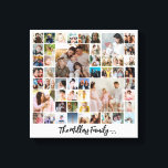 Toile Collage de photos de famille personnalisé 50 image<br><div class="desc">Transformez vos photos préférées en une superbe œuvre d'art mural. Ce poster personnalisé de collage de photos est le moyen idéal pour raconter votre histoire, capturant une vie de souvenirs dans un magnifique visuel. Avec une personnalisation à 100 %, vous pouvez facilement télécharger vos propres photos et personnaliser le texte,...</div>