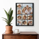 Toile Collage de photos Instagram avec 9 photos<br><div class="desc">Utilisez vos photos sans cadres sur celle-ci ! Ajoutez vos photos et instantanés préférés à cette bande pour un garde-mémoire amusant. Une façon artistique d'afficher vos meilleures photos de partage.</div>