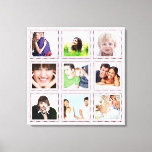 Toile Collage de photos Instagram personnalisé