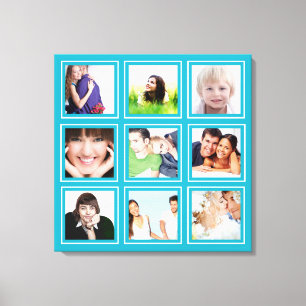 Toile Collage de photos Instagram personnalisé