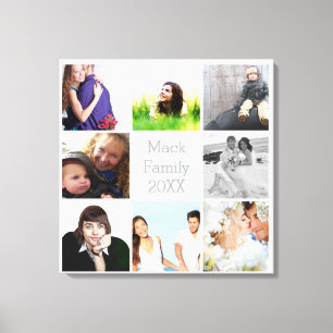 Toile Collage de photos Instagram personnalisé
