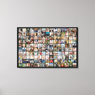Toile Collage de photos personnalisé 150 Grille d'images