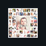 Toile Collage de photos personnalisées<br><div class="desc">Créez vos propres souvenirs de famille personnalisés photo collage enveloppé papier de toile avec vos images personnalisées. Faites un grand cadeau pour accrocher dans l'entrée ou le salon comme un joli mur d'art.</div>