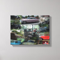 Collage de voiture Vintage