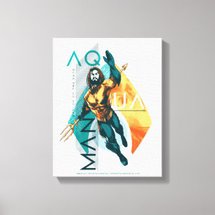 Toile Collage moderniste d'Aquaman Aquaman