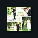 Toile Collage photo de mariage à monogramme avec grille<br><div class="desc">Conçu par fat*fa*tin. Facile à personnaliser avec votre propre texte, photo ou image. Pour des demandes personnalisées, veuillez contacter fat*fa*tin directement. Des frais de personnalisation s'appliquent.
www.zazzle.com/fat_fa_tin
www.zazzle.com/color_therapy
www.zazzle.com/fatfatin_blue_knot
www.zazzle.com/fatfatin_red_knot
www.zazzle.com/fatfatin_mini_me
www.zazzle.com/fatfatin_box
www.zazzle.com/fatfatin_design
www.zazzle.com/fatfatin_ink</div>