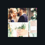 Toile Collage photo mariage<br><div class="desc">Photo Collage mariage Imprimer. 3 photos. Collection mariage.</div>