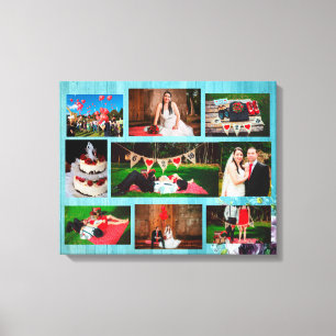 Toile Collage photo Mariage personnalisé Art mur