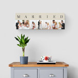 Toile Collage photo MARIÉ 7 photo naturel et noir<br><div class="desc">Elégante impression de toile étirée, personnalisée avec vos photos mariages. Un design élégant dans une palette de couleurs neutres, naturelles et noires - parfait pour les jeunes mariés et cadeaux d'anniversaire. Le modèle photo est configuré pour vous pour ajouter 7 de vos photos préférées qui sont affichées au format portrait...</div>