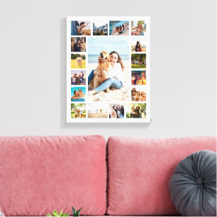 Toile Collage photo moderne simple 17