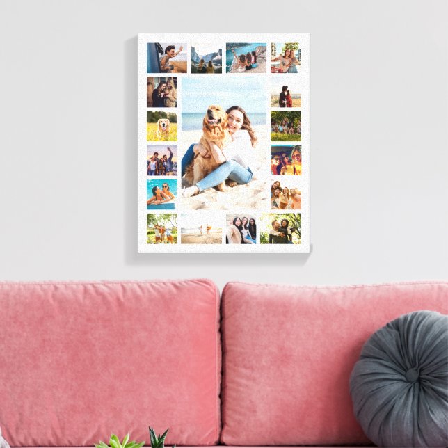 Toile Collage photo moderne simple 17 (Insitu(Salon))