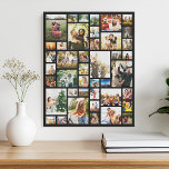 Toile Collage photo personnalisé 42<br><div class="desc">Faites votre propre tableau murale en toile d'écran avec 42 de vos souvenirs de photos chères dans un collage photo de style grille moderne. Ajoutez simplement vos photos pour un décor photo maison personnalisé ou un cadeau personnalisé pour votre famille et vos amis.</div>