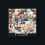 Toile Collage photo personnalisé de famille 50 photos<br><div class="desc">Transformez vos photos préférées en une superbe œuvre d'art mural. Ce poster personnalisé de collage de photos est le moyen idéal pour raconter votre histoire, capturant une vie de souvenirs dans un seul et beau présentoir. Avec une personnalisation à 100 %, vous pouvez facilement télécharger vos propres photos et personnaliser...</div>